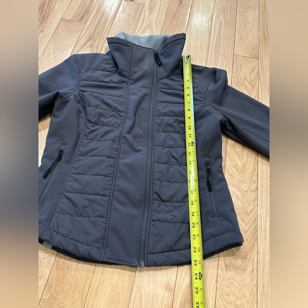Bench Wisecrack Hybrid Dark Grey Moto Jacket - Women’s Size Large - Picture 6 of 8